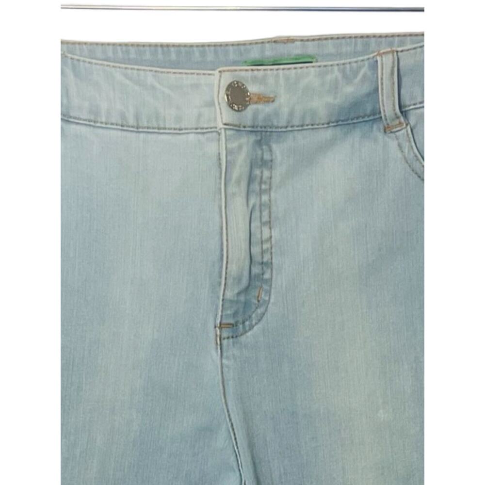C.Wonder Jeans Womens Size 12 Light Wash Denim Straight Leg MId Rise Stretch Lux - Picture 7 of 11